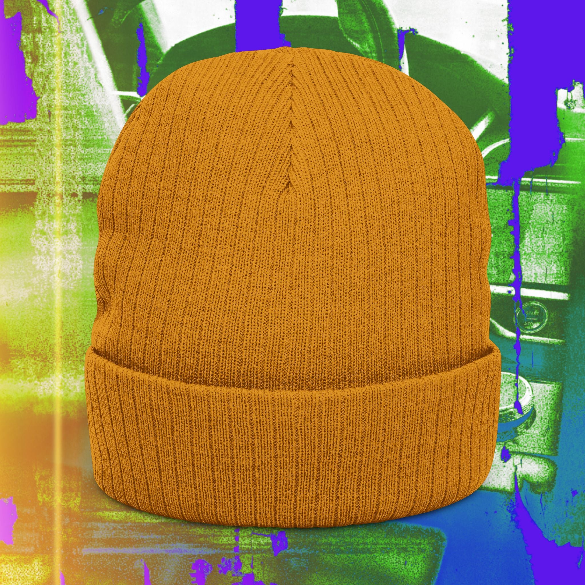 Tier One OG Green Embroidered Logo - Cuffed Beanie