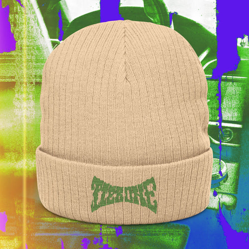 Tier One OG Green Embroidered Logo - Cuffed Beanie