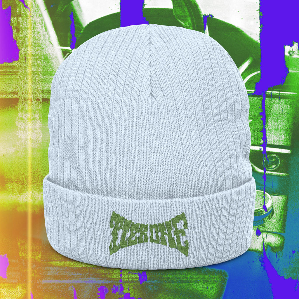 Tier One OG Green Embroidered Logo - Cuffed Beanie